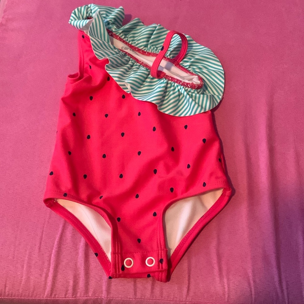 NWOT Carters watermelon swimsuit